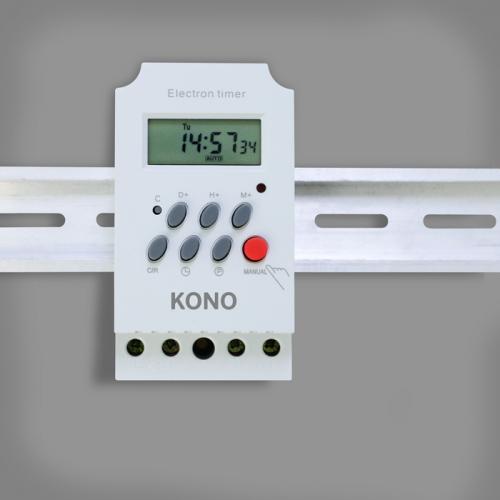 Công Tắc Hẹn Giờ KONO ETG-65A - Đặt Lịch Hẹn Bật Tắt Tự Động Lên Đến 20 Chu Kỳ