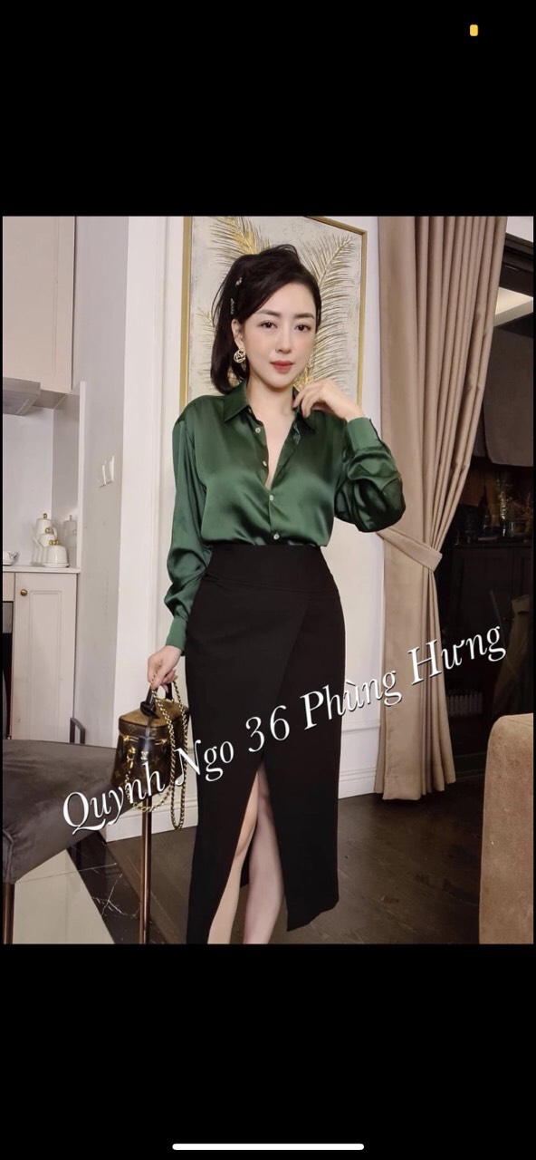 SƠ MI LỤA CỔ ĐỨC VẠT TRÒN ZR SUÔNG 3 MẦU
