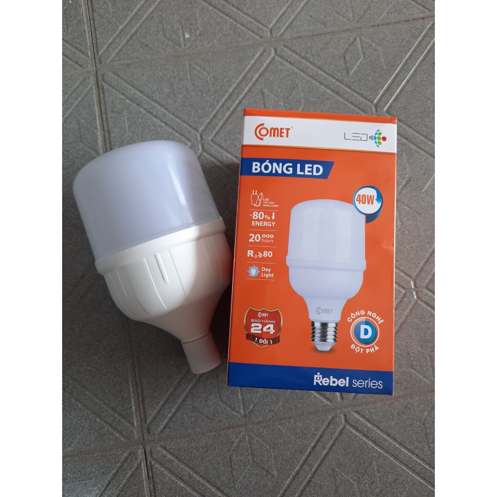 Bộ 2 bóng Comet Led Bulb Rebel 40W CB03R040