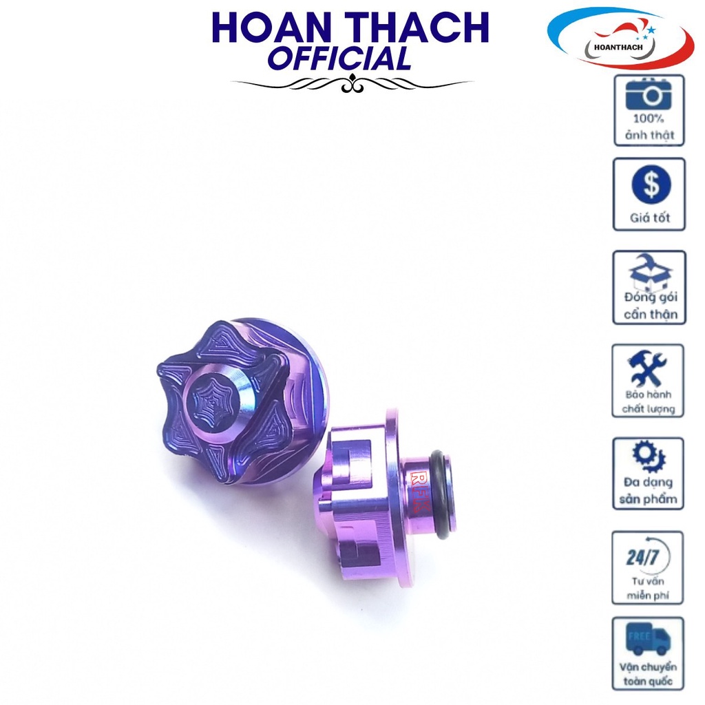 Ốc Chảng Ba Tím dùng cho xe máy Rader - Satria ( 2 Con Nhỏ ) HOANTHACH SP017545