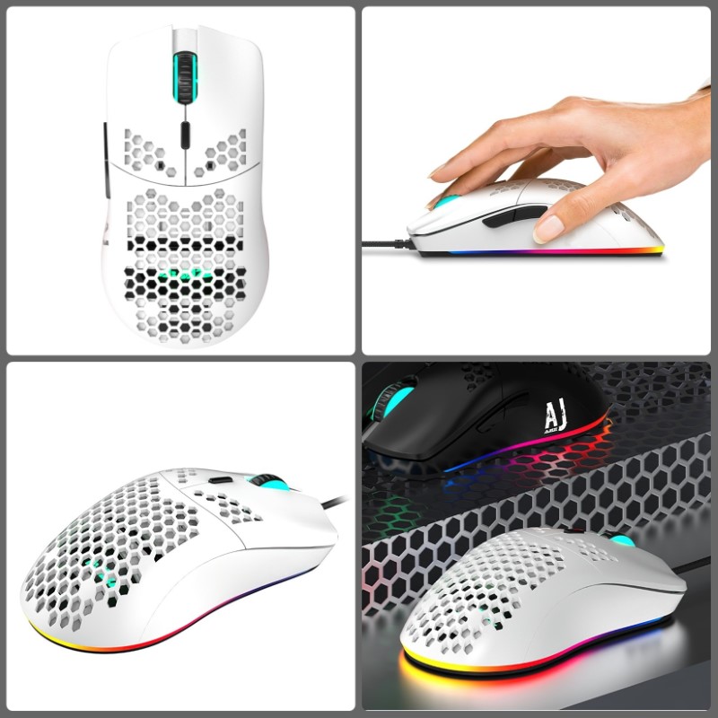 Chuột Led RGB 6400 DPI Gaming Mouse J900