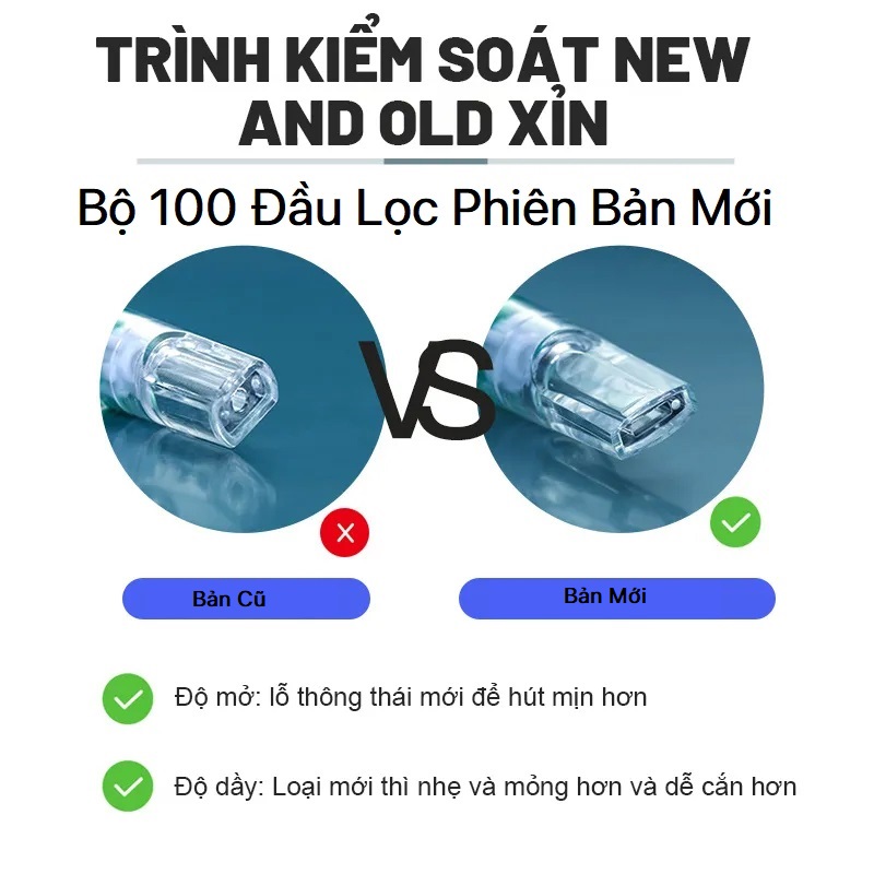 Hộp ComBo 100 Đầu Lọc Thuốc L.á, Công Nghệ Lọc Nhật Bản, Kèm 4 Ron Đa Năng Cho Cả Đầu Lớn &amp; Vừa &amp; Nhỏ [ Jet Mèo, Caraven Demi, Esse, Thăng Long Det, Sài Gòn Nhỏ. Kent, 555 ]