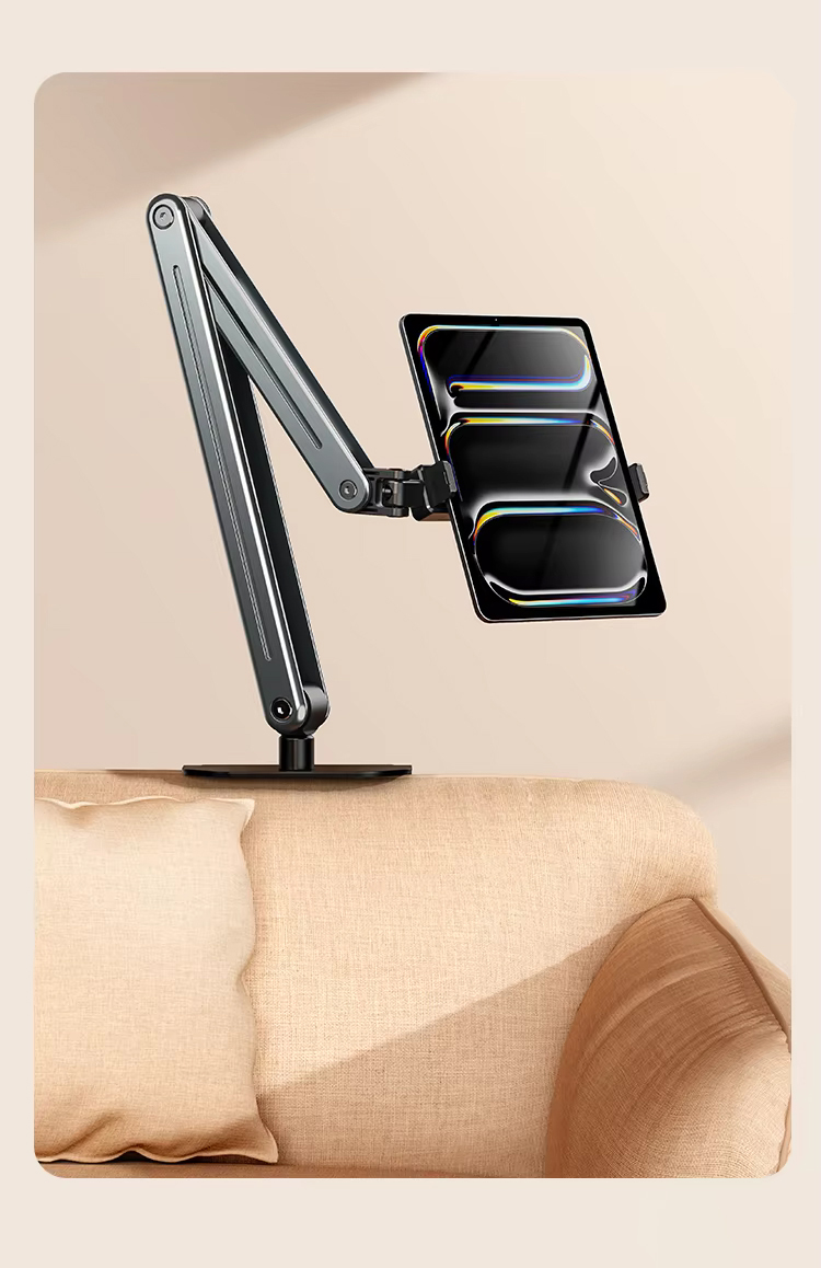Giá đỡ xem phim kê đầu giường, sofa 3 in 1 360 dùng cho iPad/Tablet/điện thoại hiệu Zaki - Hàng Chính Hãng