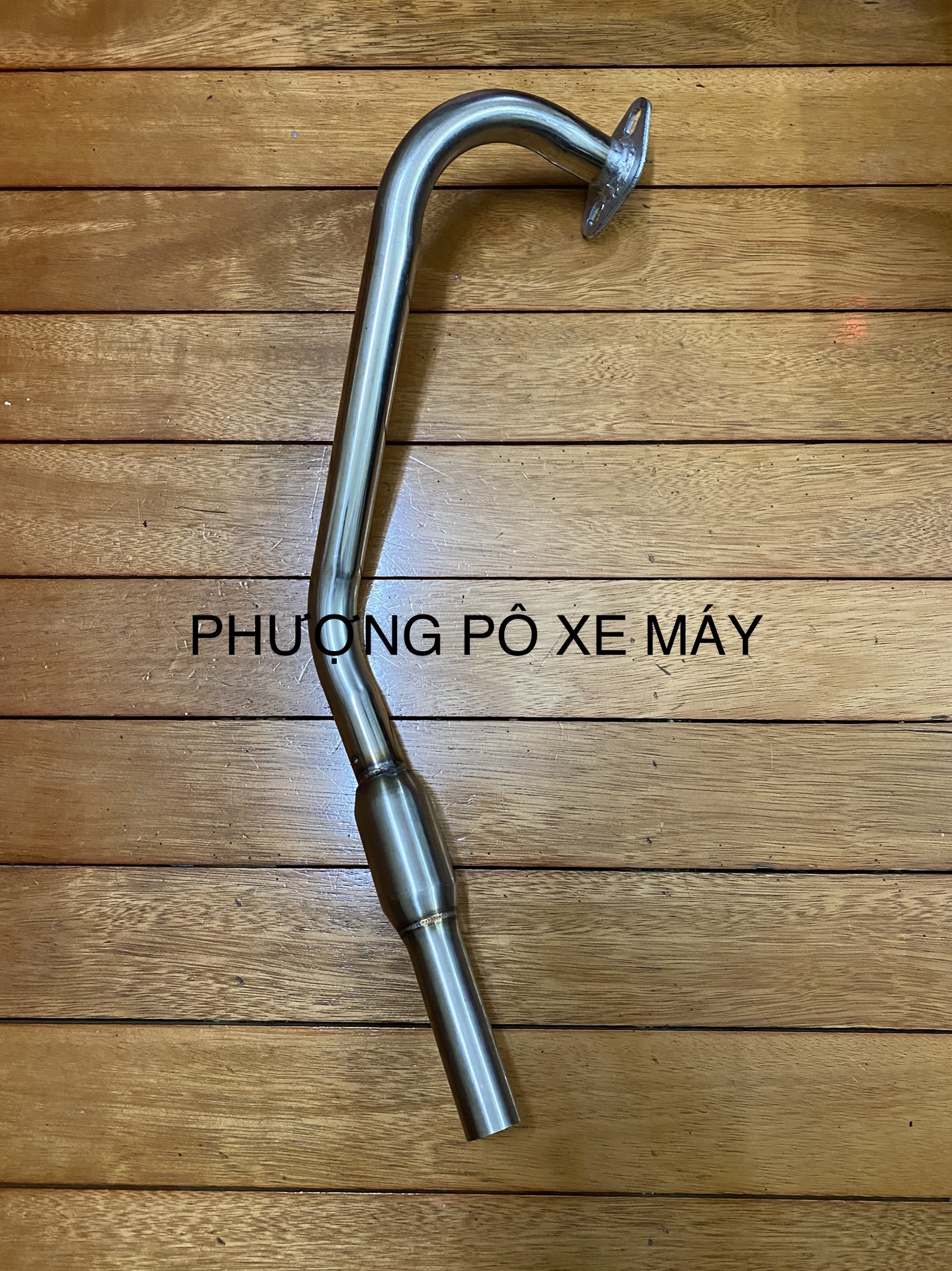 Cổ pô inox gắn lon 4R & DTmo dành cho SHVN 2019 quay đầu / AB 125-150