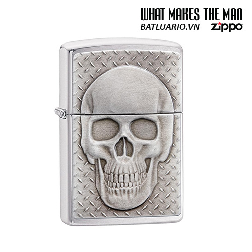 Bật Lửa Zippo 29818 – Zippo Skull With Brain Surprise Emblem