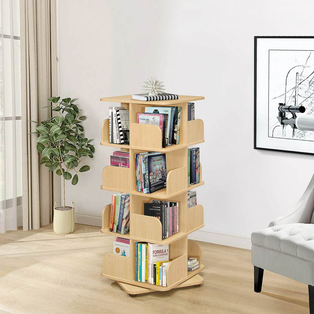 Kệ đỡ sách từ gỗ MDF màu xanh SMLIFE Brocken