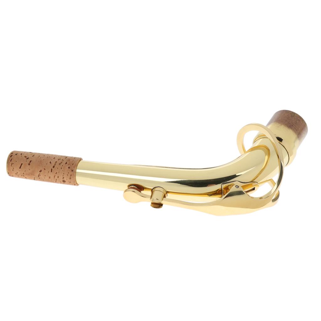 Sunnimix Đồng Thau  Sax Cổ Đường Cong Cổ Cho EB Alto Saxophone, Vàng