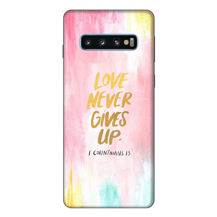 Ốp lưng điện thoại Samsung S10 Tình Yêu Vĩnh Hằng Mẫu 1