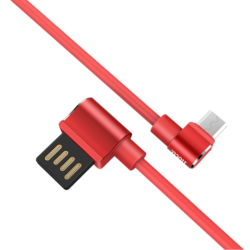 Cáp MicroUSB góc L Hoco U37