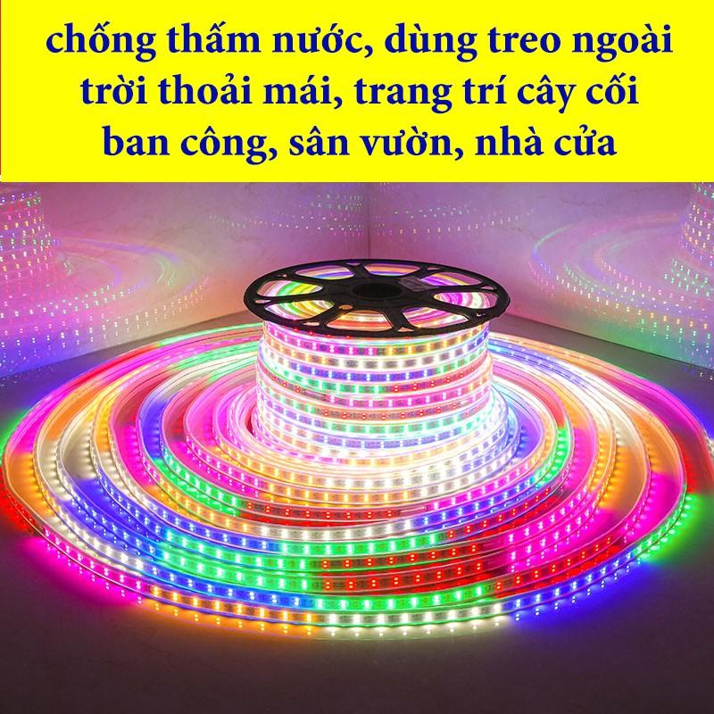 Đèn Led Dây Đôi ̂ ̂́ ̛̛́ Dây Led 2 hàng Cuốn Cây, Hắt Trần Có Nhiều Màu Lựa Chọn