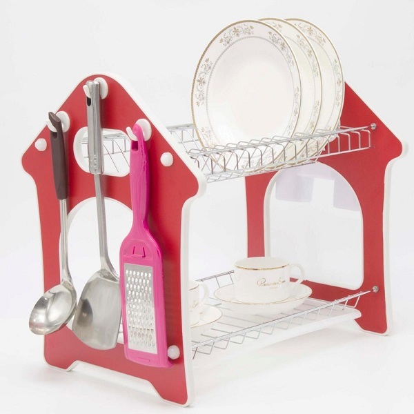 Giá để chén bát inox Homestar Idea 2 tầng giao màu ngẫu nhiên