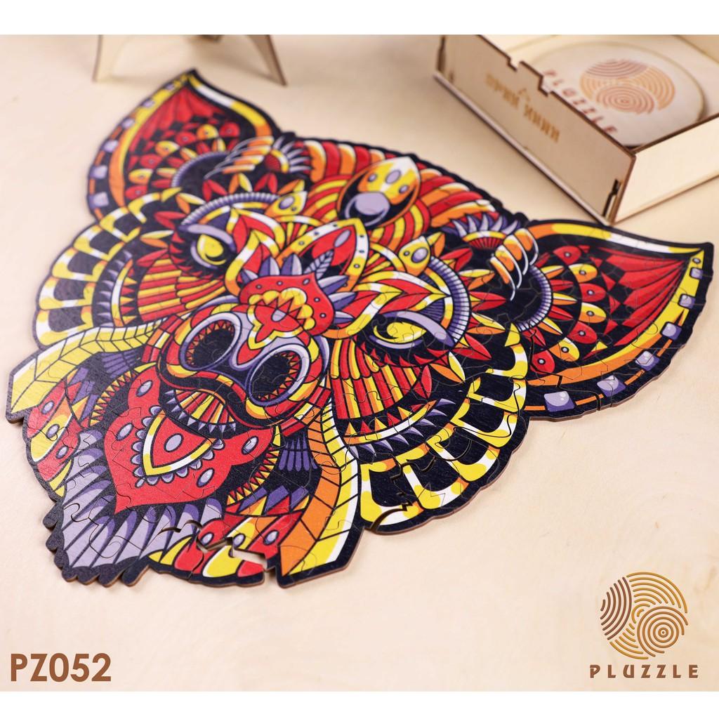 PLUZZLE Bộ xếp hình gỗ đồ chơi puzzle ghép hình con vật độc đáo - Con Lợn Mandala - PZ052