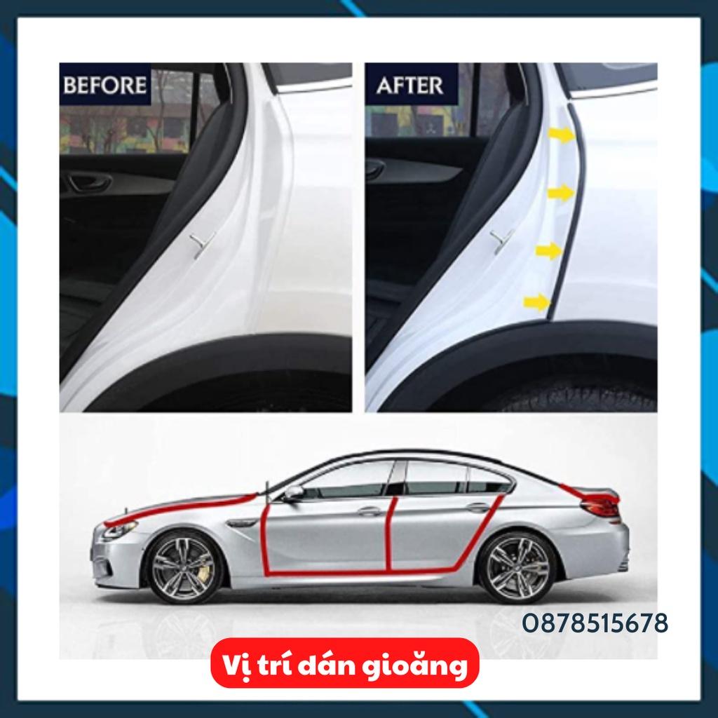 10 Mét Gioăng Cao Su Chữ D Chống Ồn Ô Tô 15x15mm - Nẹp viền cửa xe, cốp xe ô tô chống ồn, chống bụi bẩn