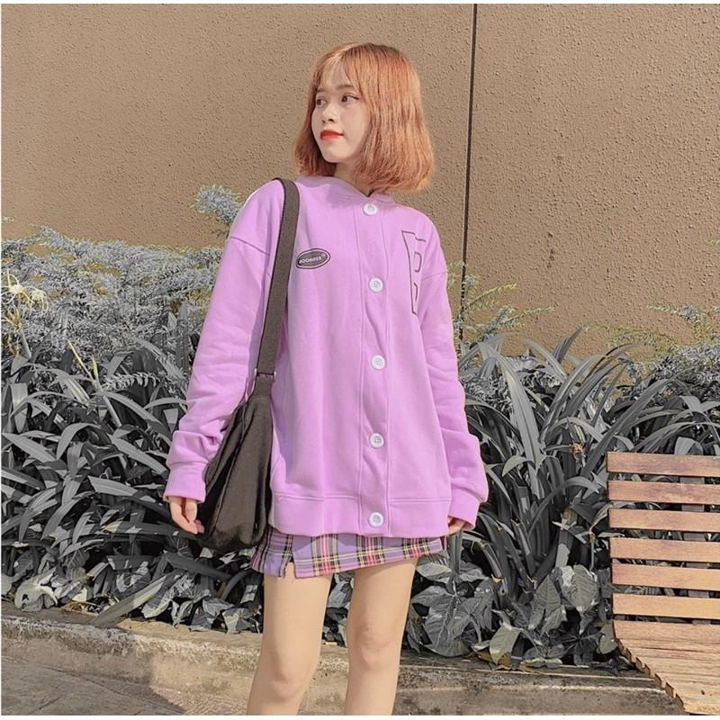 Áo khoác hoodie nỉ bông unisex Boomber Daski phong cách nelly ulzzang