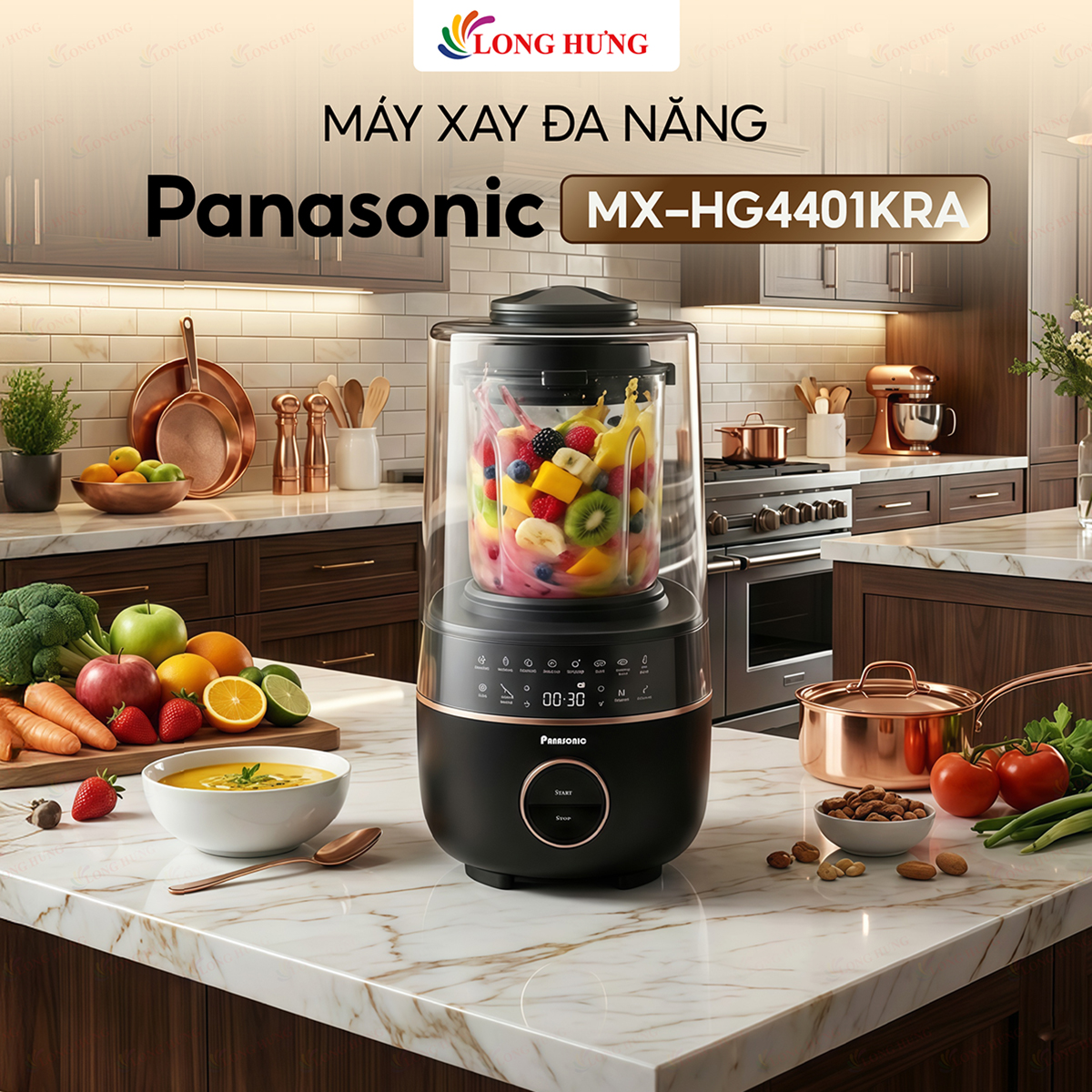 Máy xay đa năng Panasonic MX-HG4401KRA - Hàng chính hãng