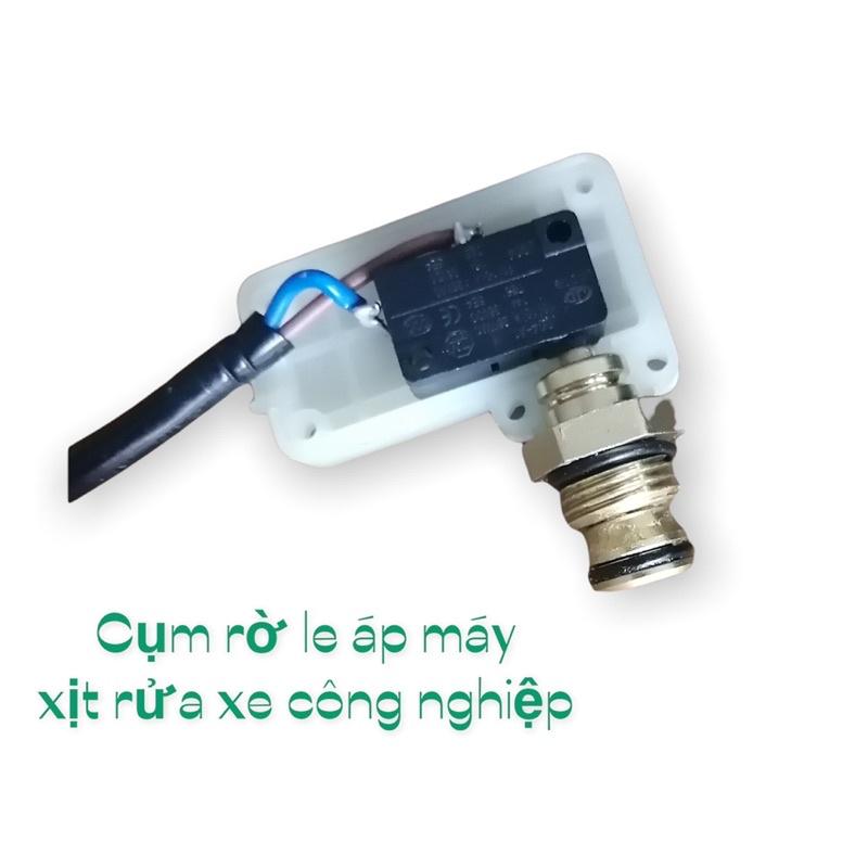 Cụm rờ le áp, công tắc trong áp lực máy xịt rửa xe,ĐK Ren ngoài Ø16mm dạng trực tiếp áp lực cao, RELAY 3