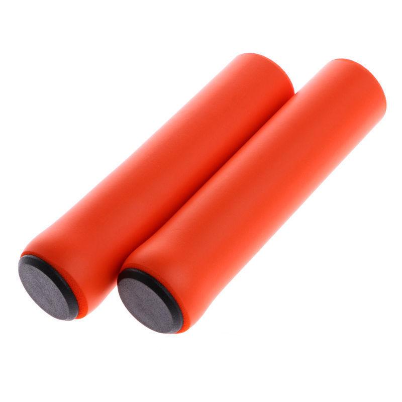 2 cái Siêu Mềm Tay Cầm Xe Đạp Thanh Tay Cầm Xe Đạp Xe Đạp Tay Cầm Silicone Chống Trượt Tay Lái Chống Trượt Chống sốc-hấp thụ
