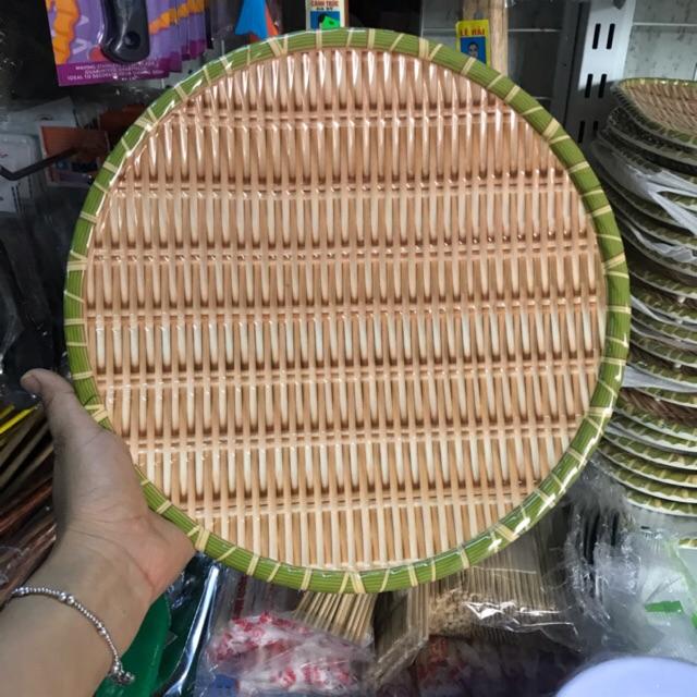 Đĩa Mẹt phíp giả mây tre đan