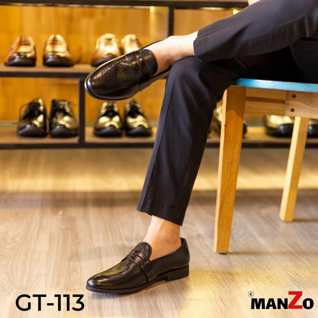 Giày lười nam công sở cao cấp - Bảo hành 12 tháng tại Manzo store - GT 113