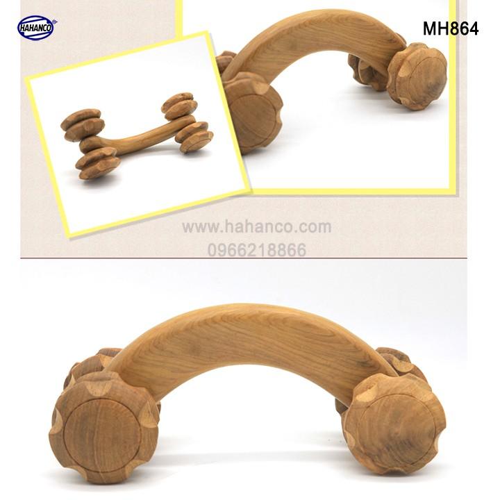 Dụng cụ lăn massage toàn thân 4 bánh đa năng (MH864) Hỗ trợ giảm đau nhức xương khớp - Chăm sóc sức khỏe