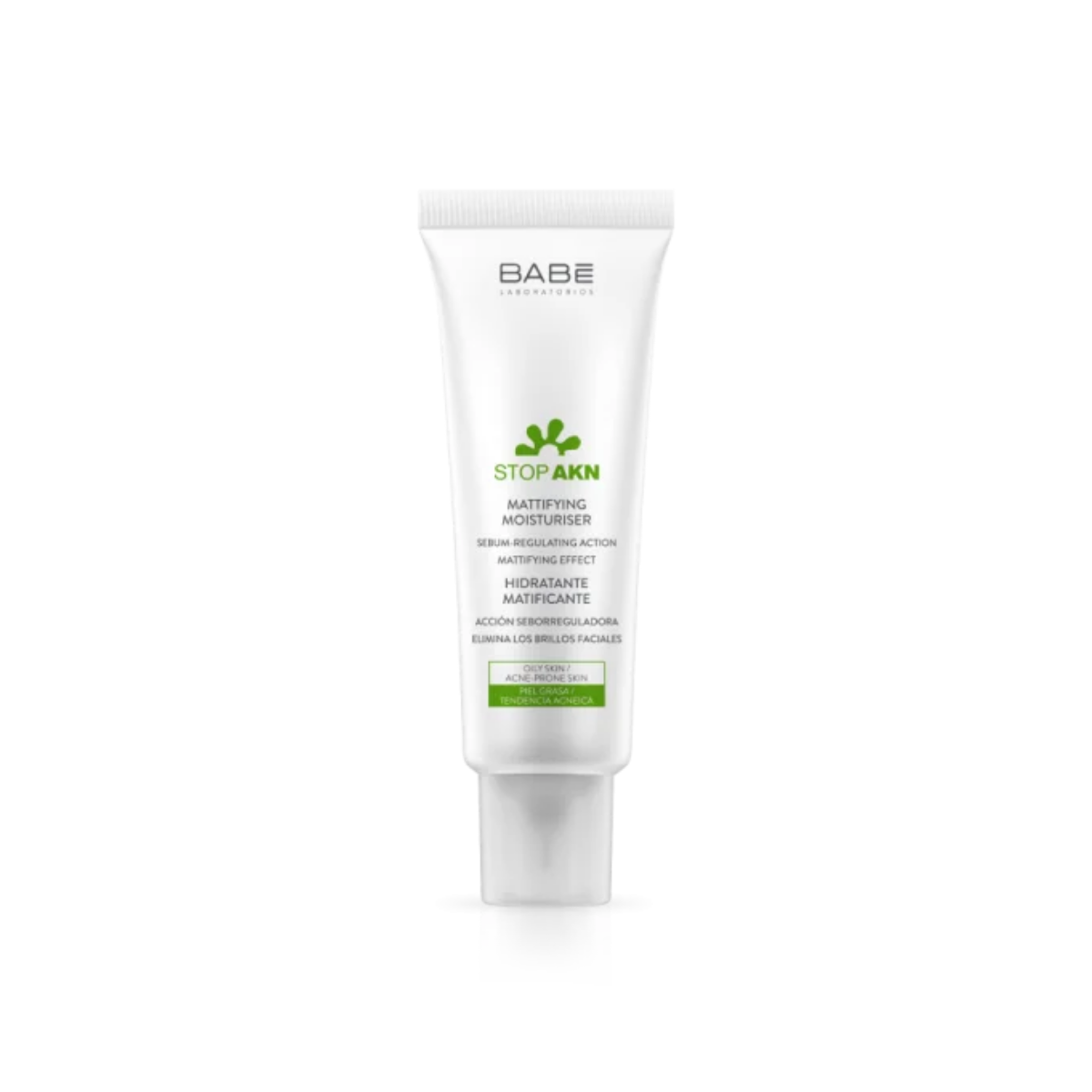 Kem dưỡng ẩm cho da dầu mụn BABE Stop AKN Mattifying Moisturiser (50ml)