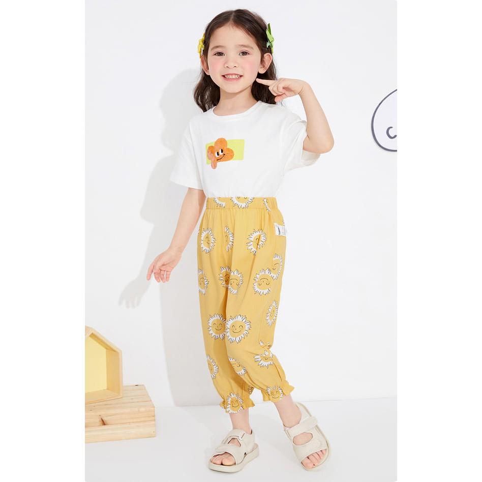 Quần mặc nhà bé gái hoa nhí, quần chống muỗi hãng Balabala