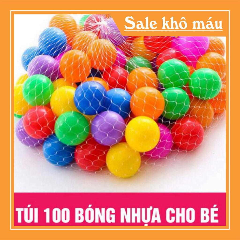 100 BÓNG NHỰA MỀM CHO BÉ