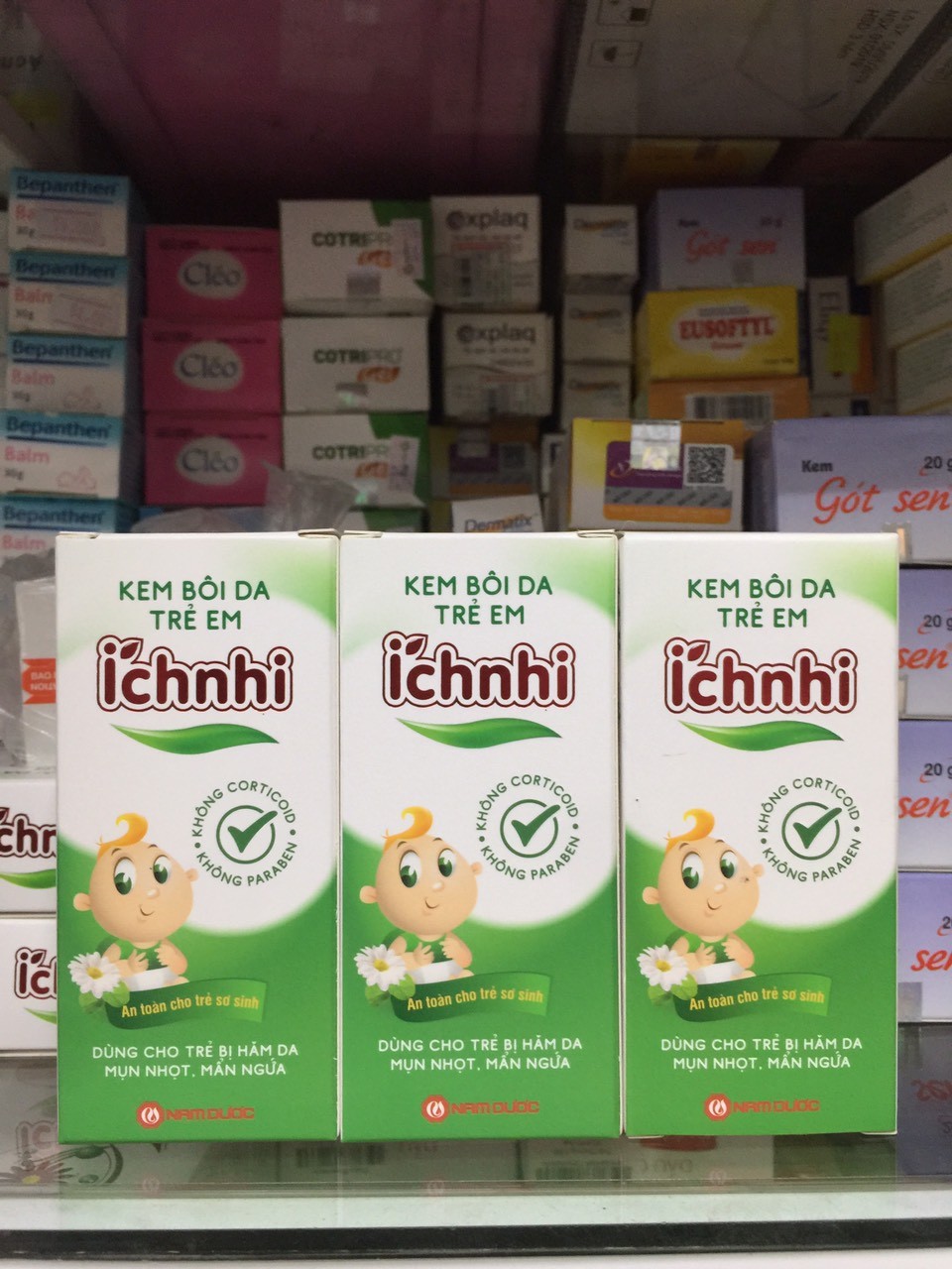 Kem bôi da trẻ em ích nhi