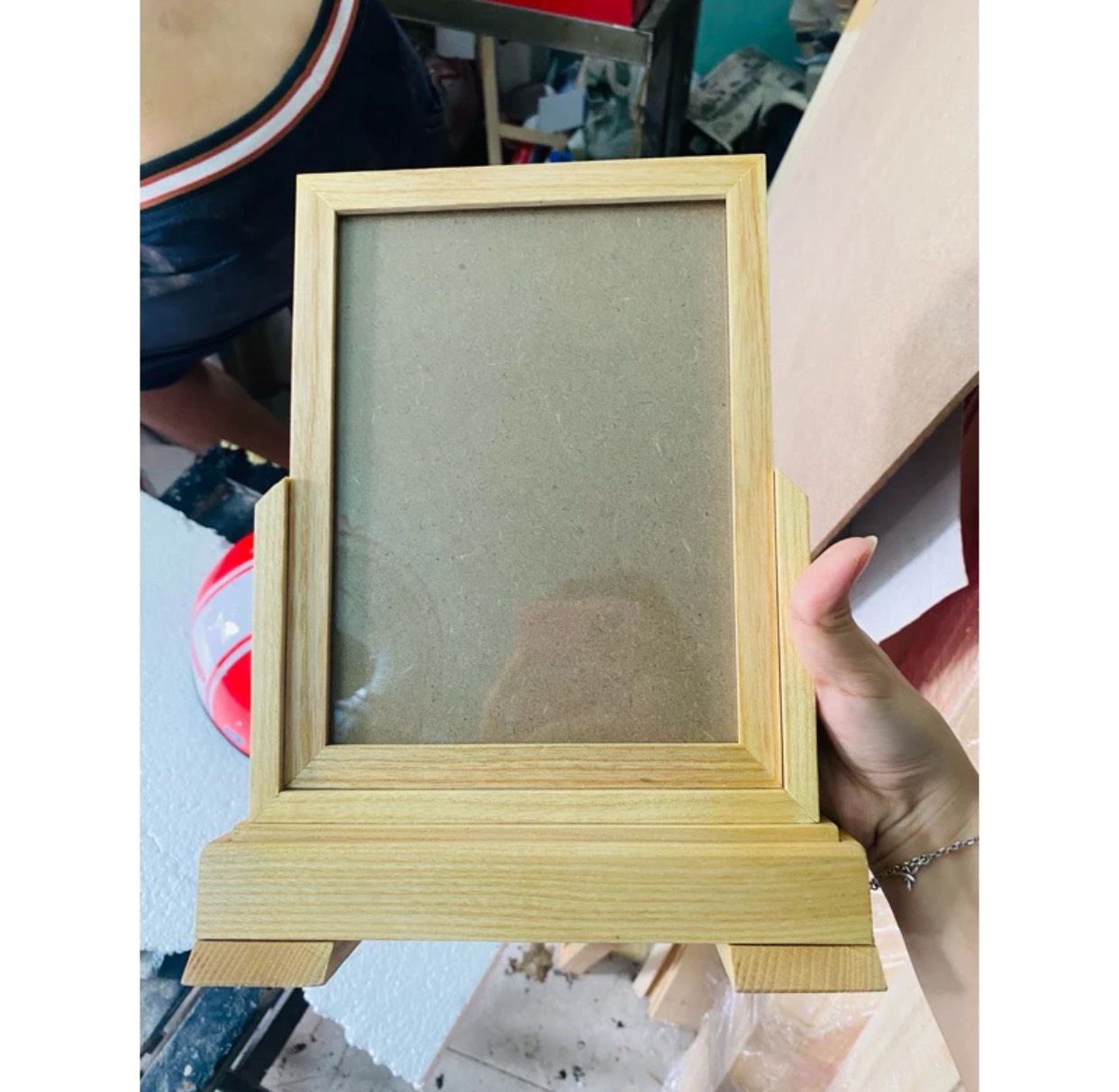 Khung đế thời gỗ thông, gỗ sồi hiện đại nhiều kích thước Việt Tuyến - chất liệu gỗ