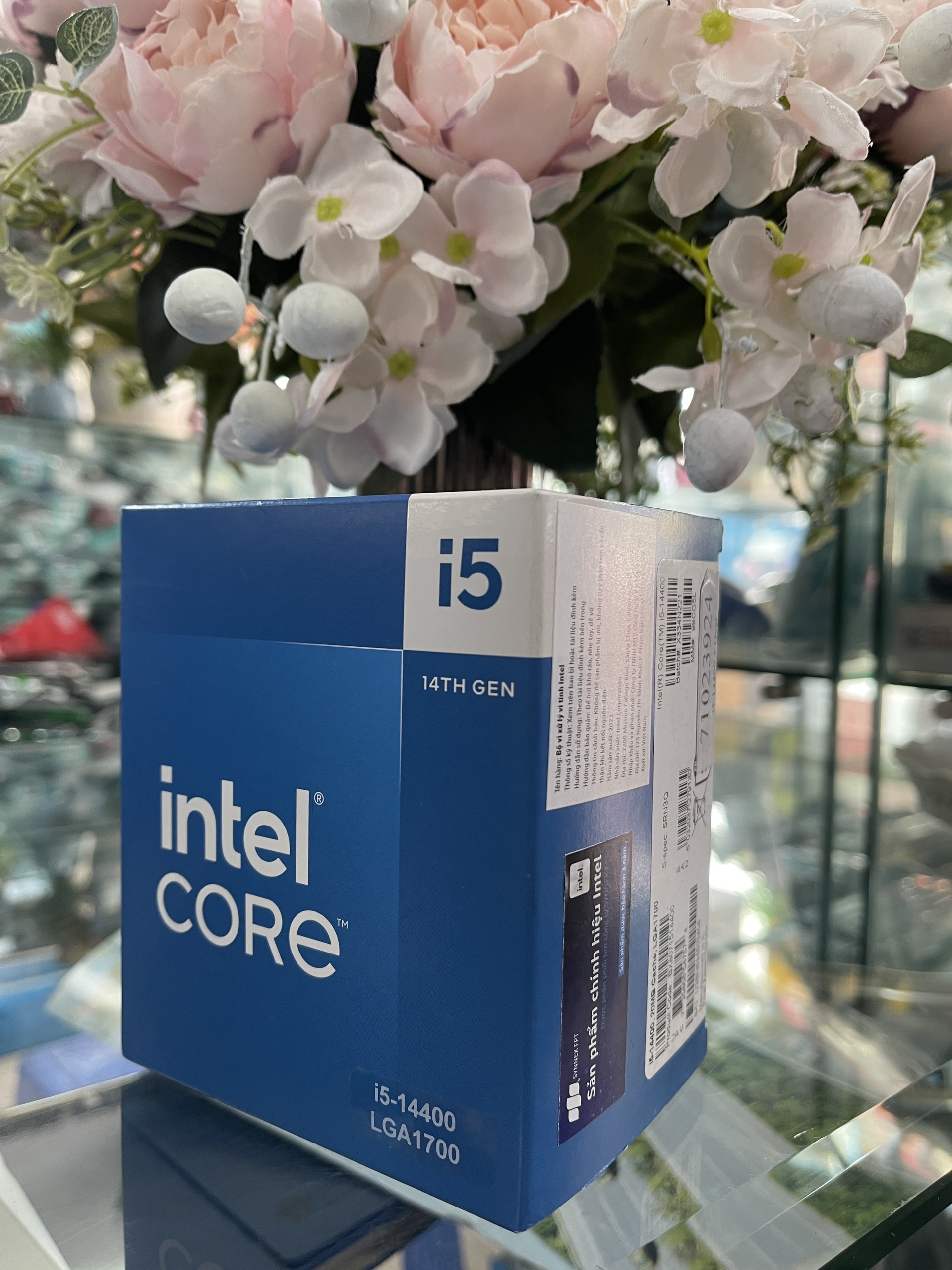 CPU Intel Core i5 14400 4.7GHz (Socket 1700, 10 Nhân 16 Luồng 20MB 65W) - Hàng chính hãng (NEW BOX)