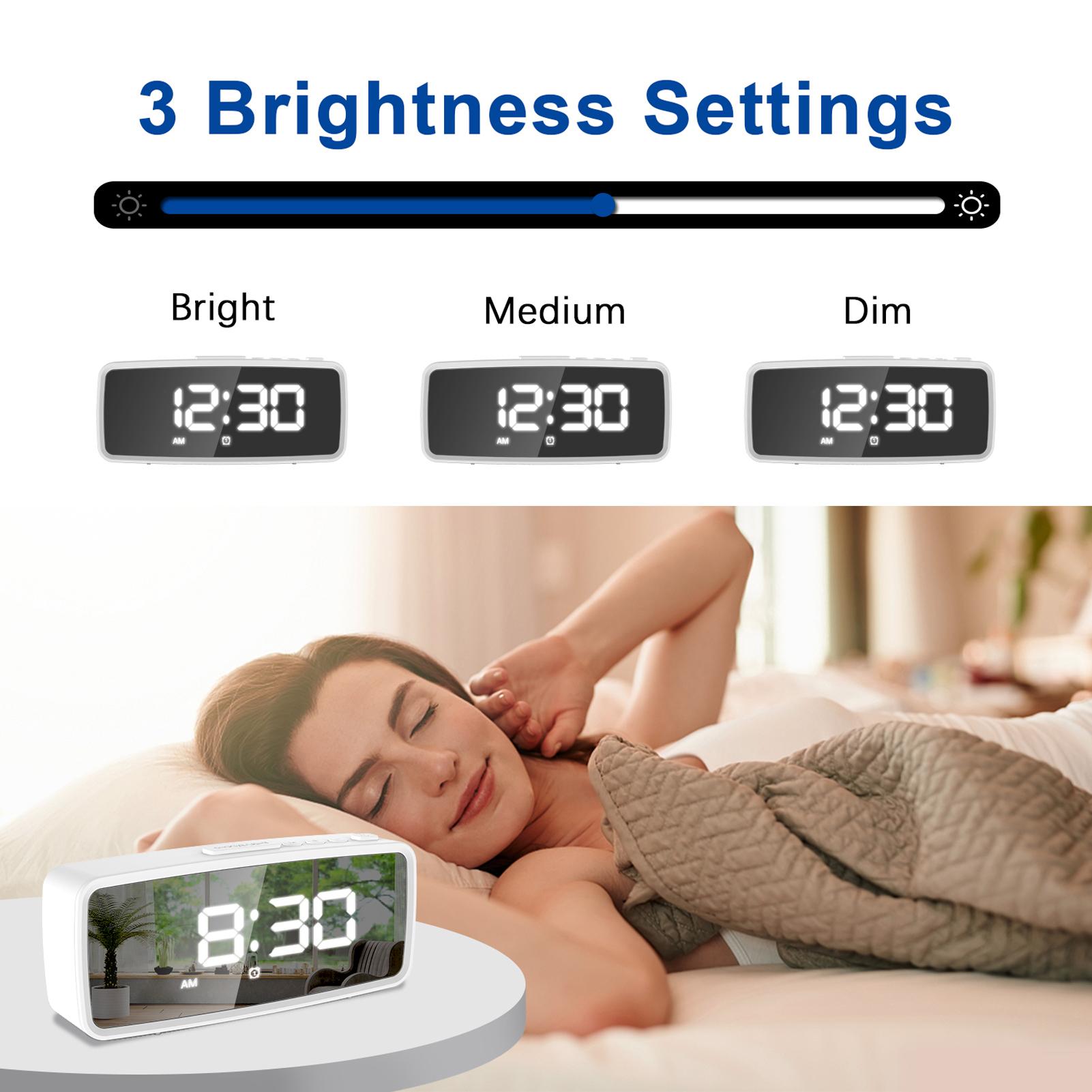 Đồng hồ báo thức điện 2 trong 1