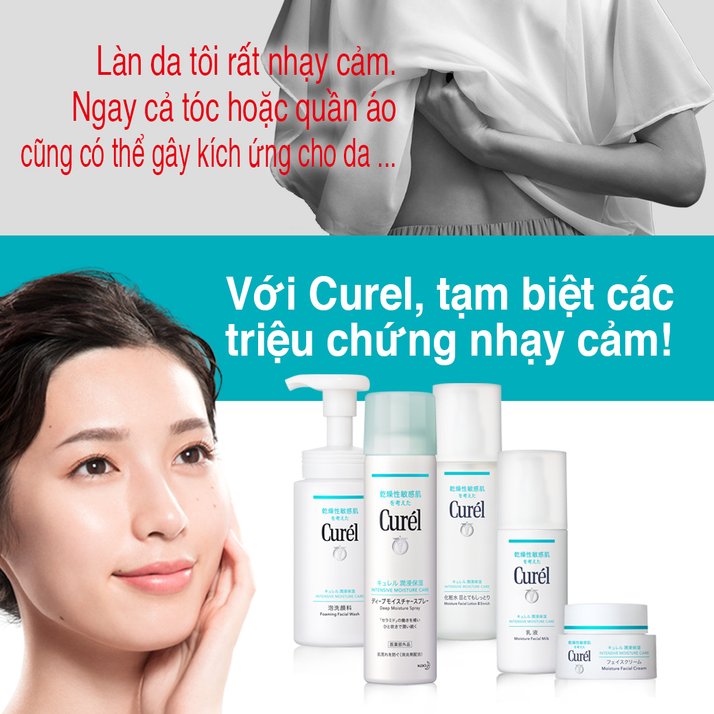 Sữa Dưỡng Toàn Thân Cấp Ẩm Chuyên Sâu Curel Intensive Moisture Care Moisture Milk (220ml)