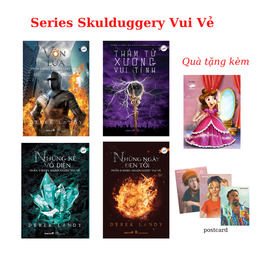 Sách - Series Skulduggery Vui Vẻ (4 tập)