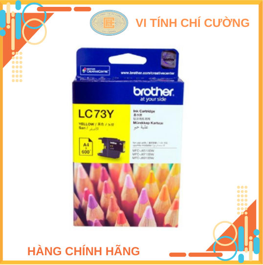 Mực In Brother LC-73Y - Hàng Chính Hãng