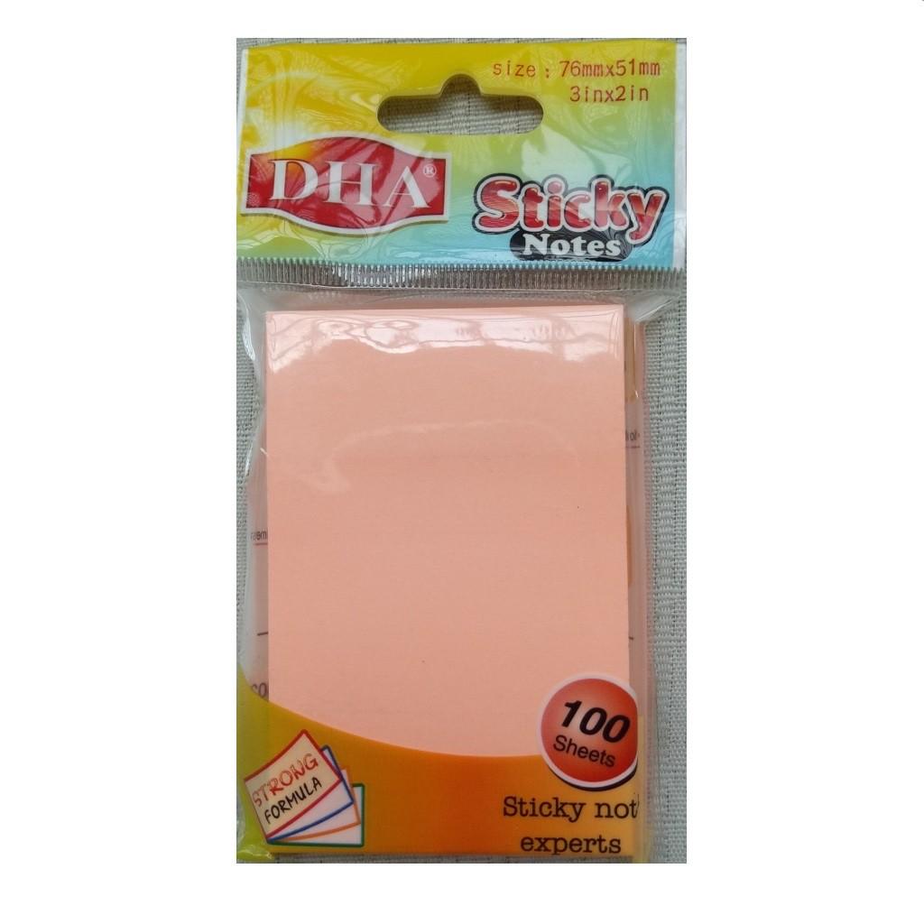 Giấy note màu dạ quang DH-9702 (size 2 x 3)-DHA