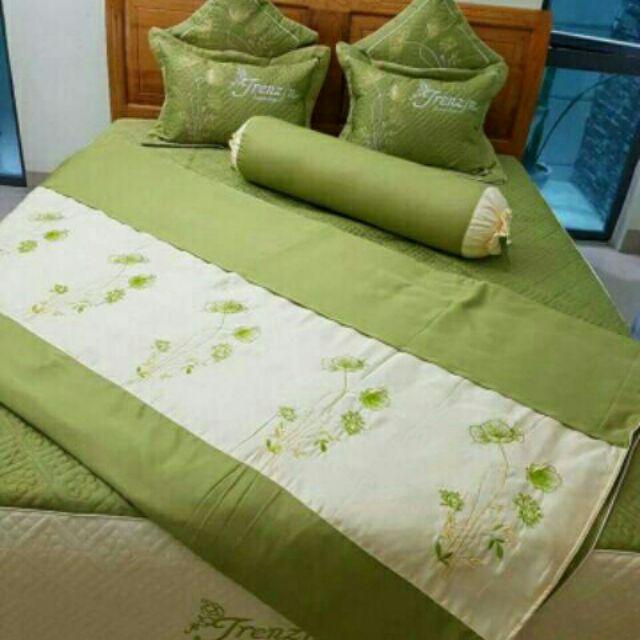 Trọn bộ Sét ga gối phủ 1m6x2m