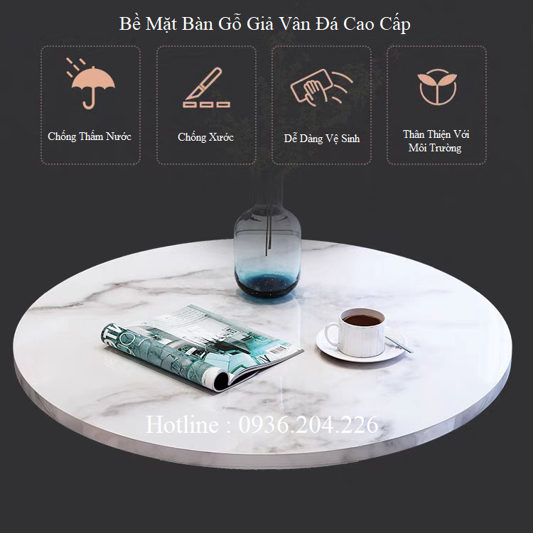 Bộ bàn ăn gia đình xếp gọn 4 ghế, bàn trà, bàn ngồi uống cafe sang trọng có nhiều màu sắc chọn lựa