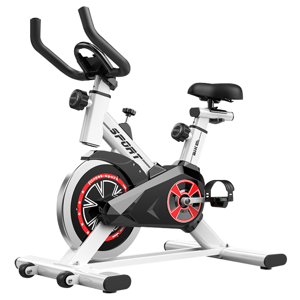 Xe Đạp Tập Thể Dục, Xe Đạp Thể Thao, Xe Đạp Thể Dục Trong Nhà Giảm Mỡ, Săn Chắc Cơ Thể, S500 - S303 - Elite 03 Có Đồ Hồ Hiển Thị Quãng Đường, Calo Tiêu Thụ, Hàng Nhập Khẩu - Elite01 Trắng