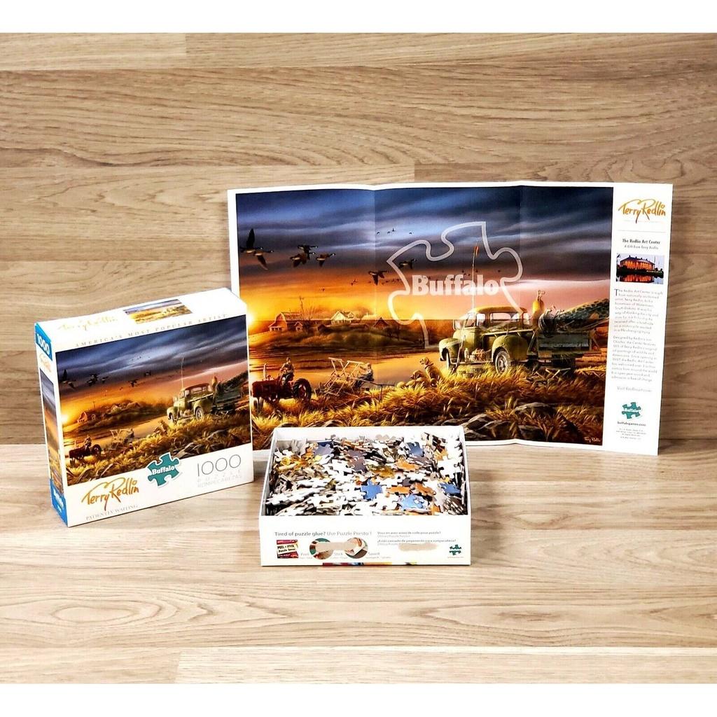 Xếp hình puzzle 1000 miếng Terry Redlin Patiently Waiting Jigsaw Puzzle