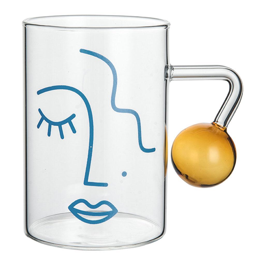 270/400ml Solid Glass Cups Tea Cup Coffee Mug   Cups Tall