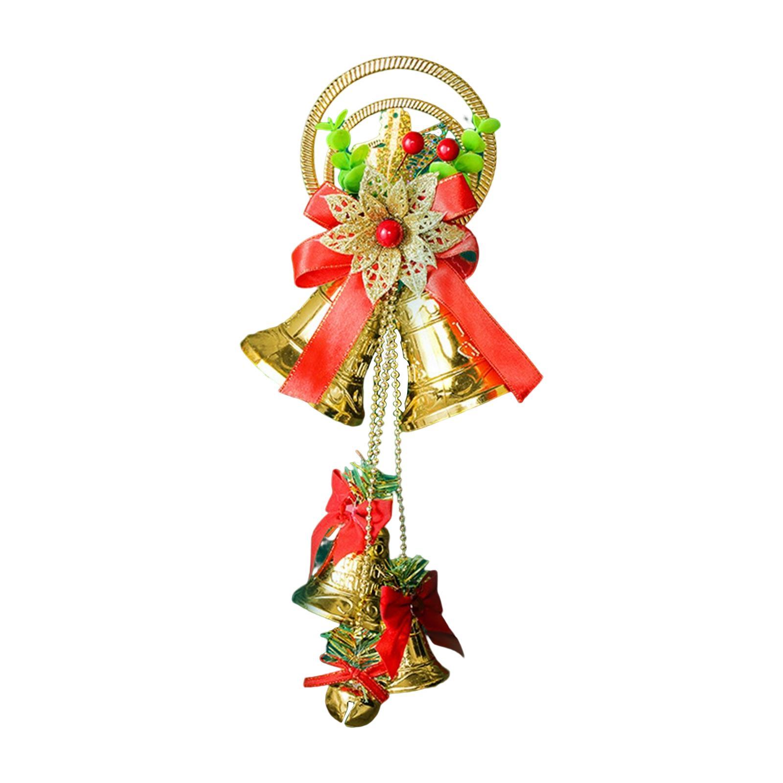 Christmas Bell Ornaments Pendant Wind Chimes Crafts for Indoor Outdoor