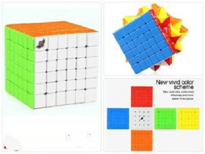 Đồ chơi rubik 6x6x6, rubic 7x7x7 cực trơn không viền xoay được ở tốc độ cao