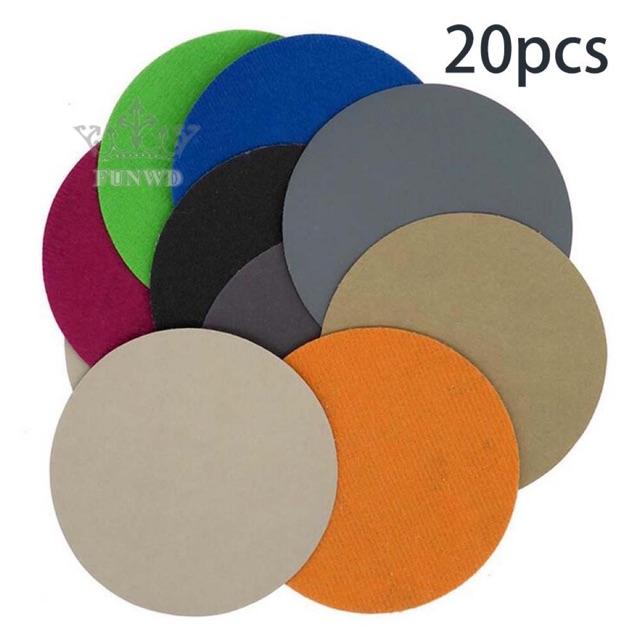 Bộ 15 giấy nhám đĩa 5 inches 12.5cm đủ số từ 60-3000