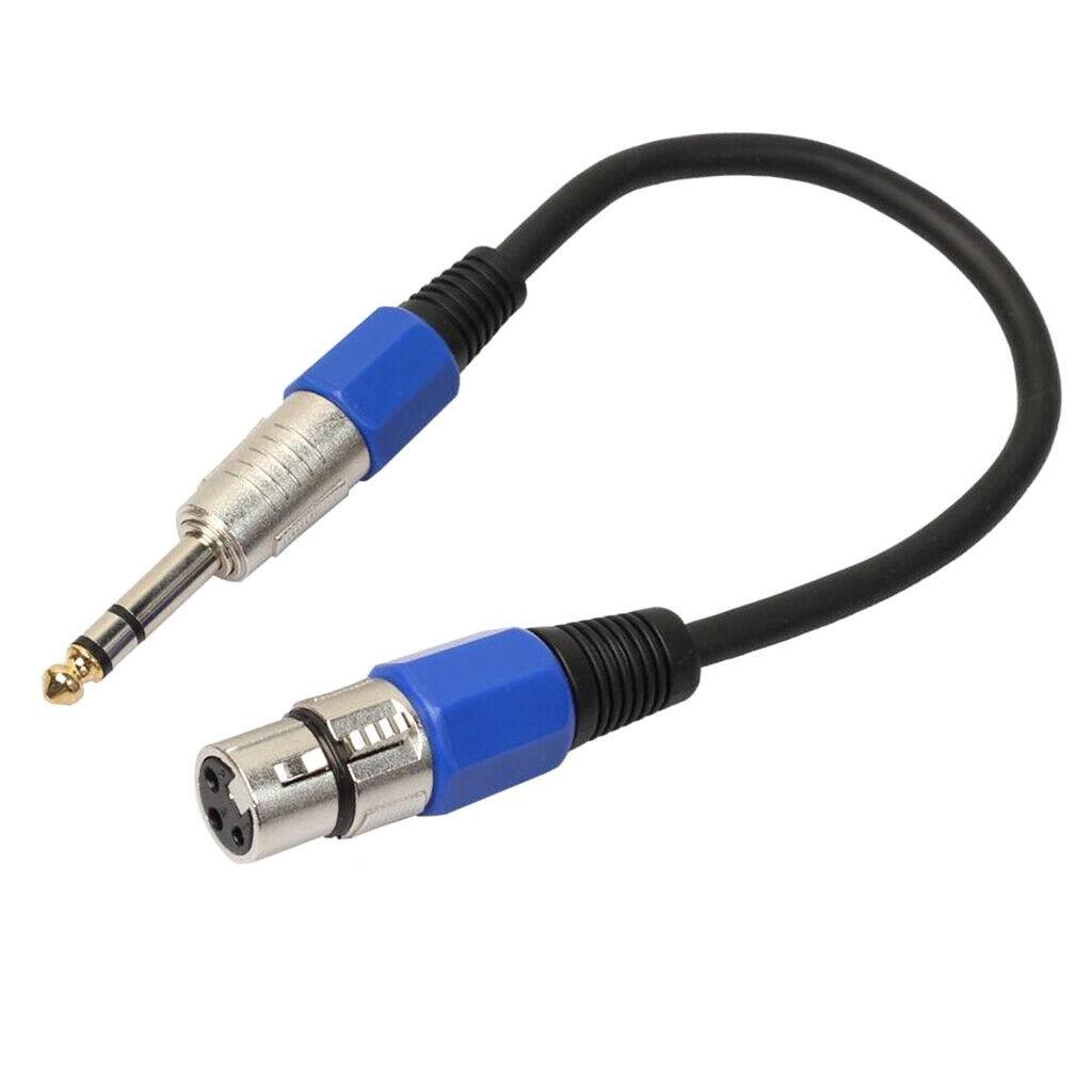 Jack chuyển 6ly stereo ra canon cái, 6.5 ra canon âm