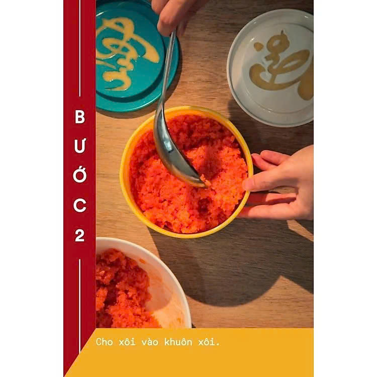 Bộ 3 Khuôn Xôi Phúc Lộc Thọ - Khuôn Làm Bánh Đồ Xôi Bằng Nhựa PP An Toàn Tiện Lợi - Hàng Loại 1
