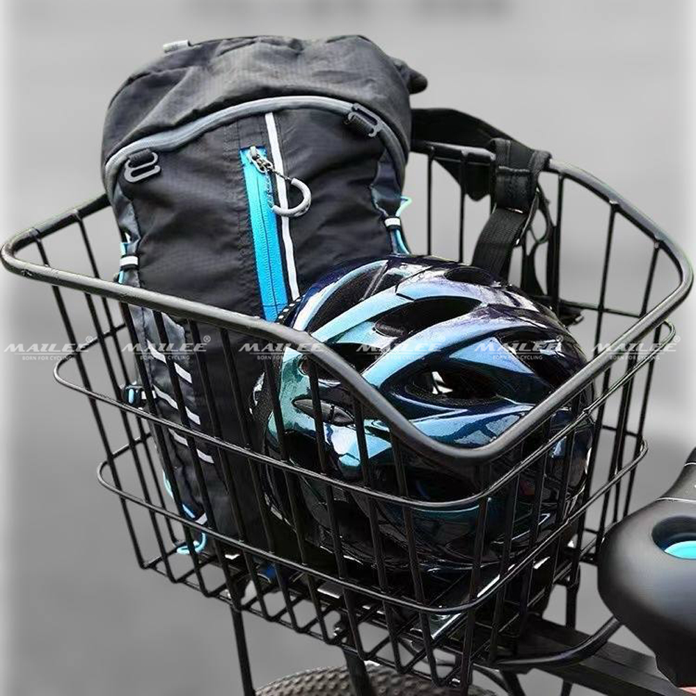 Giỏ Sau Xe Đạp GX-029 Thép Kim Loại - Chứa Đồ, Hành Lý, Dùng Đi Phượt, Phù Hợp MTB Có Baga (full phụ kiện + kèm dây) - Mai Lee