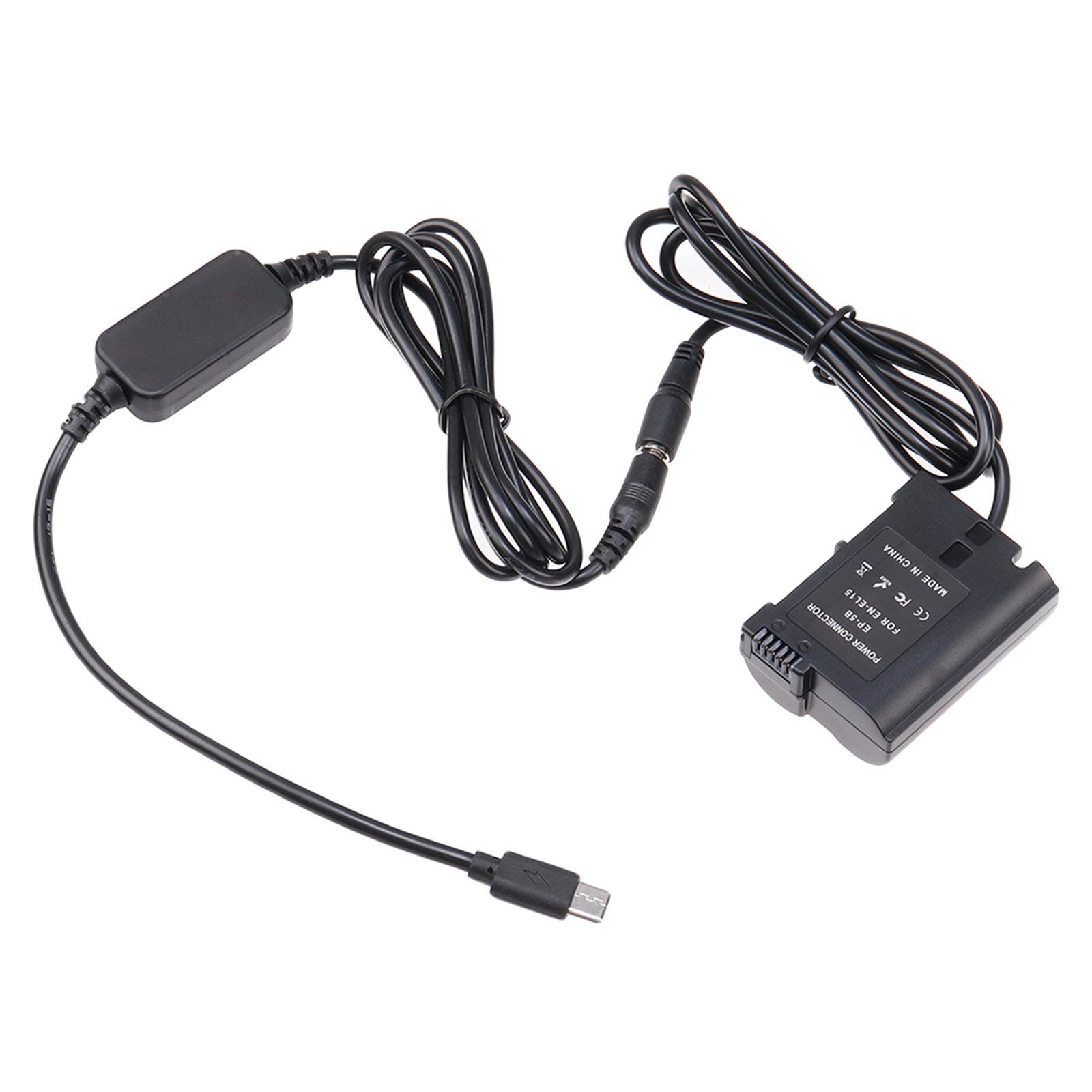 EN-EL15  Battery DC Power  Adapter DC Coupler  for  Camera