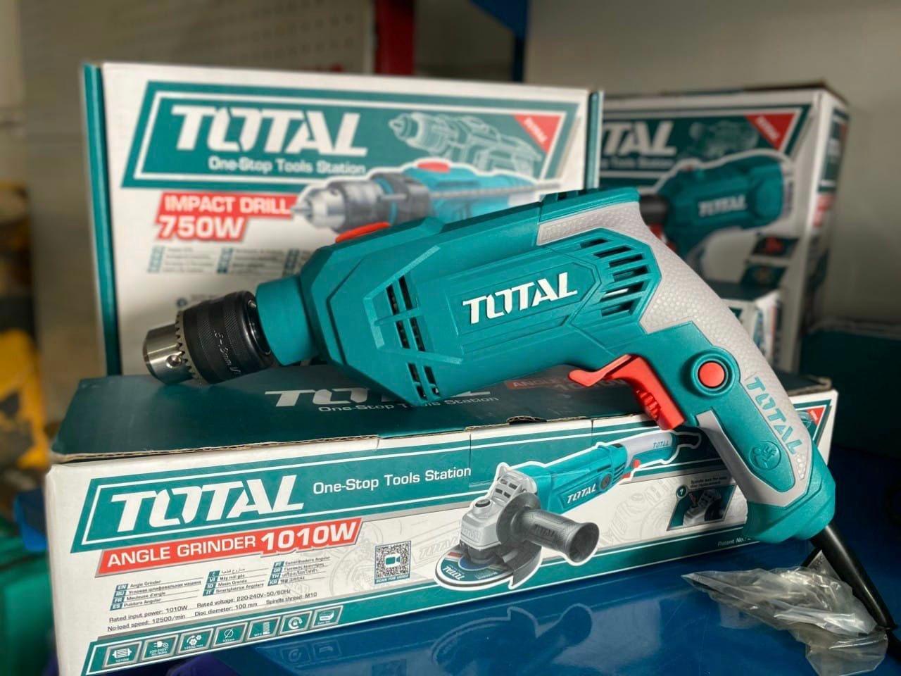 MÁY KHOAN ĐIỆN 750W TOTAL TG108136E - HÀNG CHÍNH HÃNG