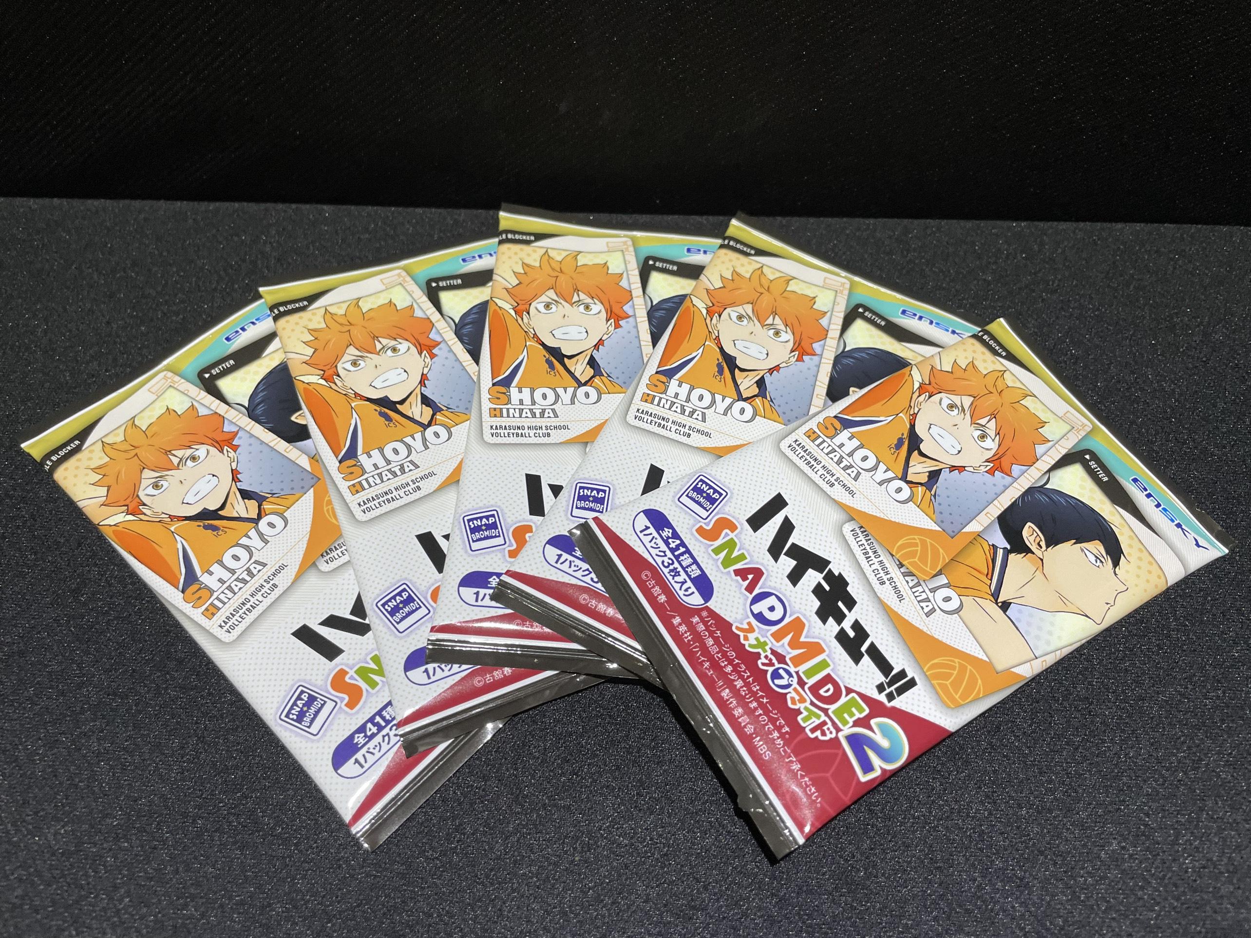 Bộ Thẻ Sưu Tập Nhân Vật Haikyu - Thẻ Snapmide Vol.2 - Ensky HK-SC02 (3 Cards Ngẫu Nhiên/Túi)