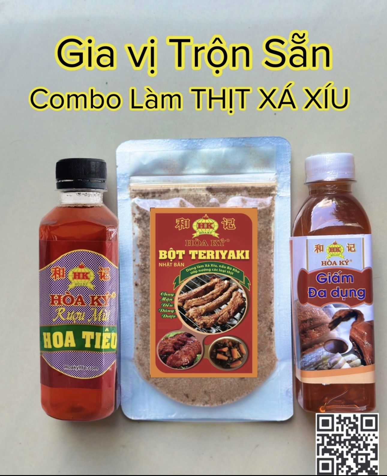 Gia vị trộn sẵn làm THỊT XÁ XÍU